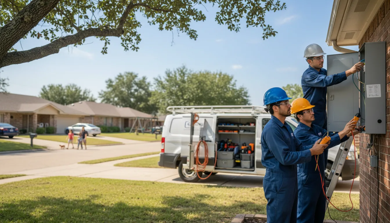 Certified electrician providing emergency electrical services in Dewey, IL